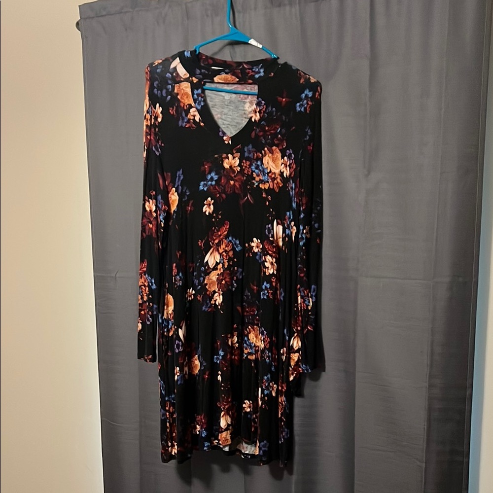 Floral Long Sleeve Dress